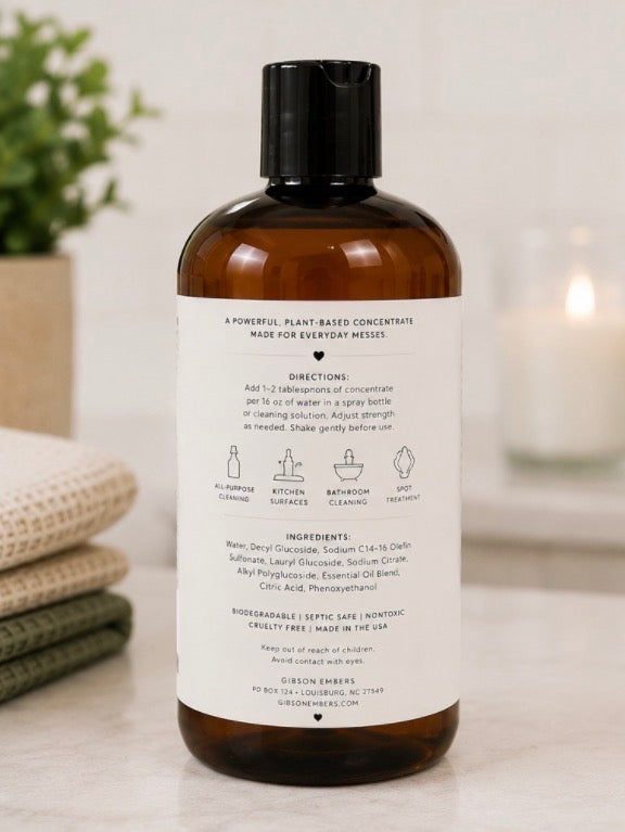 Gibson Embers Liquid Suds™ Cleaning Concentrate-PRE ORDER