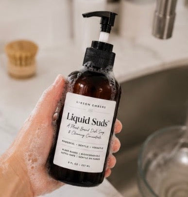 Liquid Suds™ -Plant-Based Dish Soap & Cleaning Concentrate
Pre-ORDER