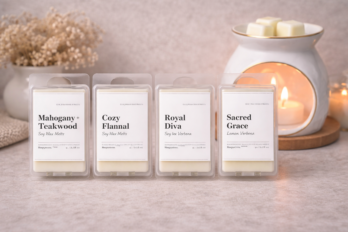 All Natural Highly Scented soy wax Melts-Long lasting Home Fragrence