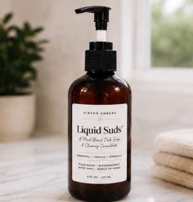 Liquid Suds™ -Plant-Based Dish Soap & Cleaning Concentrate
Pre-ORDER