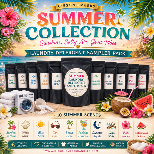 Laundry Detergent Sampler Pack- Summer Collection